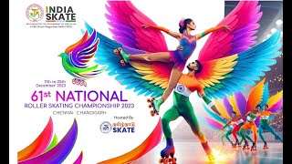 ARTISTIC  DAY5  61ST NATIONAL ROLLER SKATING CHAMPIONSHIP 2023 CHENNAI LIVE [upl. by Inafit]