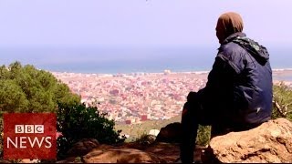 Spain Melilla migrants living on the edge of Europe  BBC News [upl. by Otrebire]