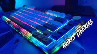 Aqirys Libertas  Wireless Keyboard  RGB Preview [upl. by Laehcar295]