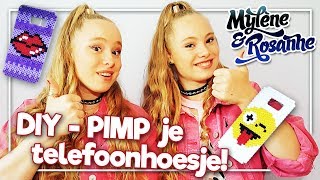 DIY pimp je telefoonhoesje  Mylène amp Rosanne [upl. by Scrivings297]