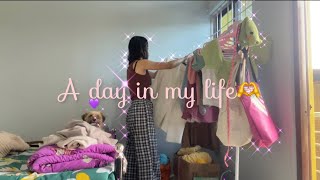 A day in my life💜living alone vlogcrocheting cardigan for customer🦋 [upl. by Asia]