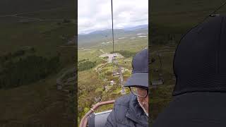 Glencoe Chairlift with stunning panaromic views glencoe scotland shorts [upl. by Zonda389]