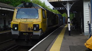 70011 at Swaythling  4O38 Lawley Street FLT to Southampton MCT [upl. by Enenstein]