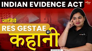 Res Gestae of Indian Evidence Act in Hindi  Section 6  Case Laws [upl. by Amiaj]