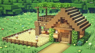 ⚒️ Minecraft  How To Build a Beginner Survival House [upl. by Nevad263]