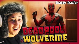 Deadpool amp Wolverine Official Teaser REACTION  Marvel Studios [upl. by Nagad]