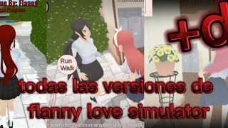 todas las versiones de flanny love simulator [upl. by Anomor]