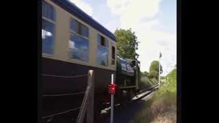 Steam Northern Gas Board 1  Wallingford Level Crossing Bunk Line May 2014 [upl. by Vanna]