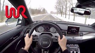 2015 Audi S8 40T Quattro  WR TV POV Test Drive [upl. by Odnam]