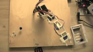 Micro robot arm with one biger servo MG955 [upl. by Oetomit]