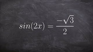 Solving trigonometric equations with multiple angles [upl. by Ilwain]