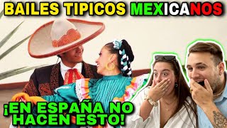 🇪🇸 ESPAÑOLES REACCIONAN a BAILES TÍPICOS MEXICANOS 🇲🇽 en España no hacen esto 😱 [upl. by Idnyl]