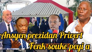 Sa a fenk tonbe😱🆘ansyen prezidan Jocelerme Privert sòti nan silans li wi peyi a vin tandekoze [upl. by Hanima]