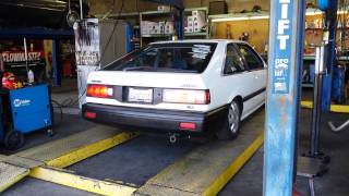 1986 honda accord straight pipe [upl. by Anotyal]