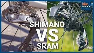 What’s The BEST Electronic Groupset  Shimano Ultegra Di2 R8100 Vs SRAM Force AXS [upl. by Nelubez]