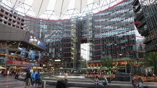 Berlin Germany Potsdamer Platz incl Sony Center by day amp Alexanderplatz by night [upl. by Atikahs]