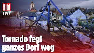 🔴 Tornado wütet mitten in Europa 3 Tote und 200 Verletzte in Tschechien  BILD LIVE [upl. by Llednol]