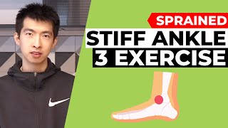 Ankle Stiffness Mobility Exercise after Ankle Sprain [upl. by Miksen]