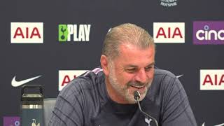 quotIM NOT BOTHERED ABOUT WHAT ARSENAL WANTquot EMBARGOED PRESS CONFERENCE Postecoglou Arsenal v Spurs [upl. by Alberto]