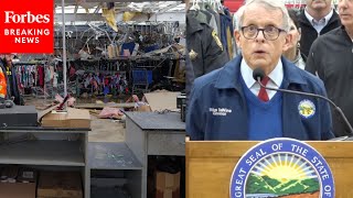 JUST IN Ohio Gov Mike DeWine Holds Press Briefing About Deadly Tornadoes [upl. by Acina]