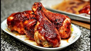 Easy Oven Baked BBQ Chicken  Barbecue Sauce Recipe  Baked Chicken Recipe [upl. by Brennan248]