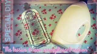 Spécial DIY n°4 quotMa lessive et mon assouplissant maisonquot [upl. by Rhianna]