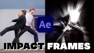 How to make IMPACT FRAMES in After Effects [upl. by Eenyaj]