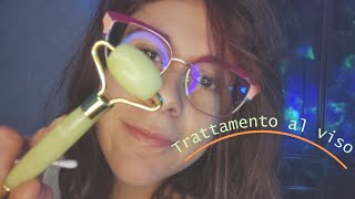 ASMR ITAROLEPLAY 🥱Riflessologia al viso [upl. by Enwahs]