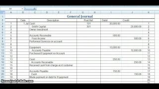 Posting to a Ledger [upl. by Edric]