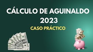 Cálculo de aguinaldo 2023 [upl. by Marmion]