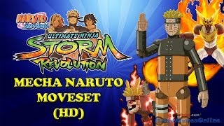 Naruto Storm Revolution Mecha Naruto Moveset HD [upl. by Safoelc]