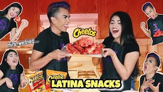 Cooking HOT CHEETO MOZZARELLA STICKS with YOATZI  Louies Life [upl. by Wernda]