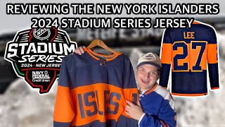 Reviewing The New York Islanders 2024 Stadium Series Jersey [upl. by Lancelot]