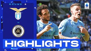 LazioSpezia 40  Savic shines in empathic Lazio win Goals amp Highlights  Serie A 202223 [upl. by Malva]