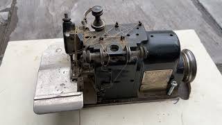 Merrow A2DH1 overlock sewing machine  Initial cleaning disassembly amp oiling [upl. by Kaz]