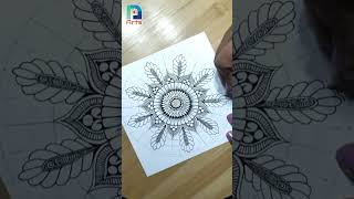 Unlocking Mandalas Easy Drawing Steps amp Shape Decoding  MandalaNPA093 shorts [upl. by Ahpla524]