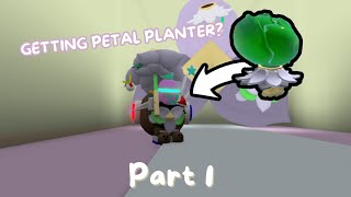 GETTING PETAL PLANTER Bee Swarm Simulator Part 1 [upl. by Bone]