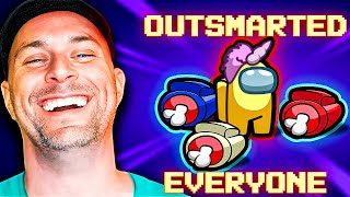 I OUTSMARTED 10 YouTubers in Among Us [upl. by Akyre]