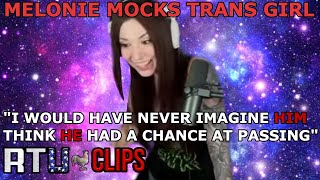 Melonie Mac Laughs at Someone for Transitioning  RTU Stream Highlights [upl. by Ydnamron]