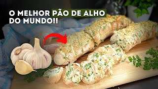 PÃO DE ALHO CASEIRO  RECEITA SEM GLÚTEN  Chef Sandra Freitas [upl. by Bowyer]