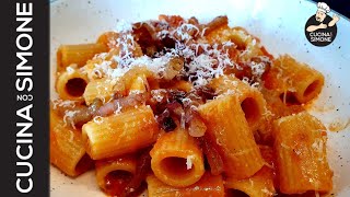 Pasta allAmatriciana  Ricetta depositata dal comune di Amatrice😱 [upl. by Murton]