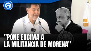 Noroña se pone al tú por tú con AMLO lo acusa de clasismo [upl. by Bunch146]