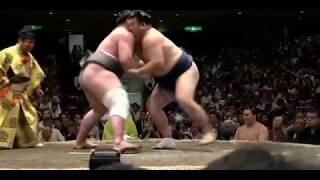 Tochinoshin vs Ikioi  Natsu 2018 Day 15 [upl. by Ibrek]