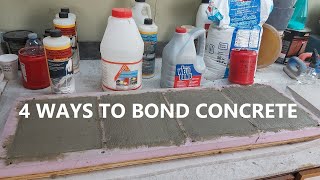 4 Ways To Bond New Concrete To Old Concrete [upl. by Almeida]