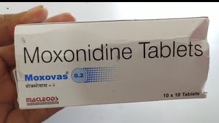 Moxovas 02 Tablet  Moxonidine Tablets  Moxovas 02mg Tablet Uses Side effects benefits dosage [upl. by Jola]