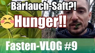 Hunger OrganisationStress Bärlauch Fuchsbandwurm Schluss Grünes Saftfasten VLOG 9 [upl. by Noli]