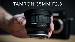 Tamron 35mm F28 Review  349 Sony Full Frame Prime Lens [upl. by Dhu351]