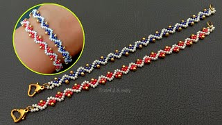 Simple BraceletsHow To Make BraceletsSeed Beads Jewelry For Beginners Useful amp Easy [upl. by Zurkow]