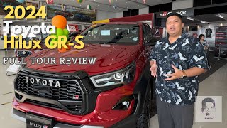 2024 Toyota Hilux GRS FULL TOUR REVIEW [upl. by Dnamra]