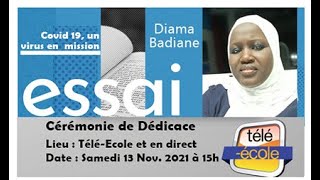 Télé Ecole Covid 19 un virus en Mission par Diama Badiane Cérémonie de Dédicace [upl. by Leumek846]